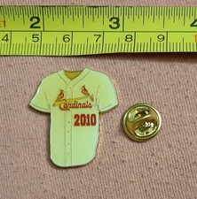 St Louis Cardinals 2010 Baseball Jersey Shaped Pin Season Ticket Holder MLB