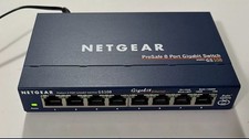 NETGEAR GS108 ProSafe GS108-400NAS 8 Port Standalone Gigabit Ethernet Switch