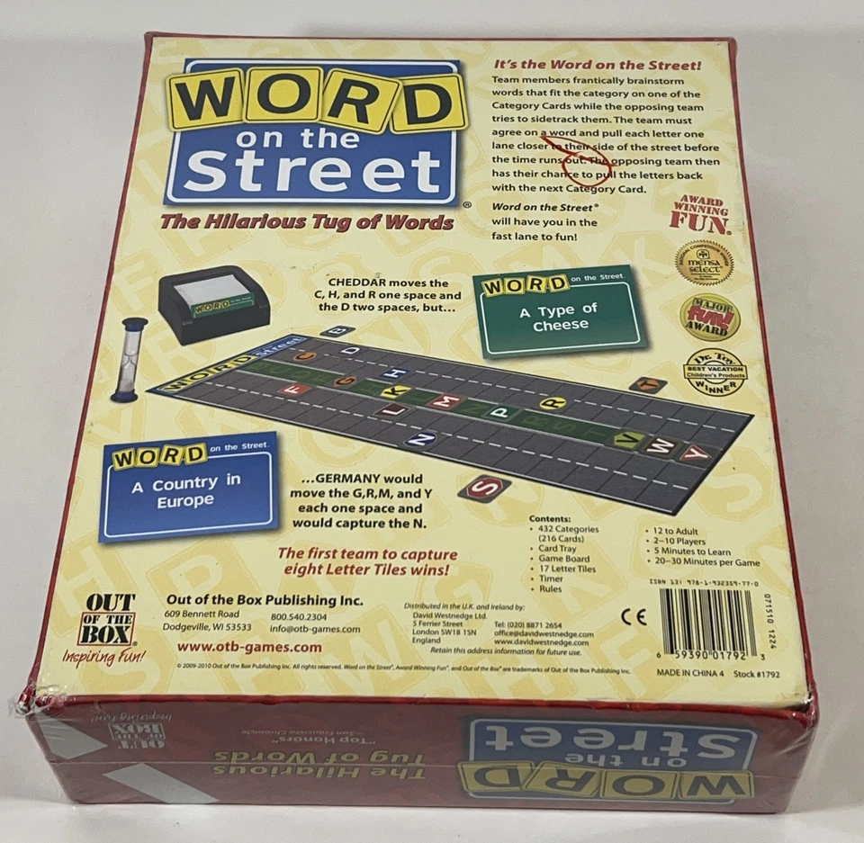 Word on the Street Game - Out of the Box 2009 - Brand New - Image 2 of 4