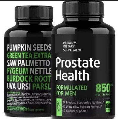 Prostate and Urinary Support Supplement Saw Palmetto , Pumpkin Seed  60ct
