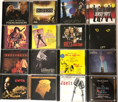 CD's Pick Choose your own-LOT #25Y-Motion Picture & Musicals Soundtracks Only