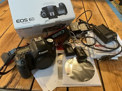 Canon EOS 6D Mark I DSLR Kamera In OVP 63k Shutter Count