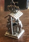 Vintage Wells Sterling Silver Couple At Wishing Well Charm Man Woman Hearts — photo 8