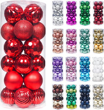 Xmasexp 60Mm/2.36" Christmas Ball Ornaments Shatterproof Christmas Ornaments Set