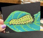ACEO Original Caterpillar, Hungry Caterpillar By  Shellysralifeart — photo 2