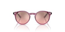 Ray-Ban sunglasses unisex frame/transparent violet lens/pink silver mirror