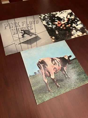 Lot of 3 Vintage Vinyl Pink Floyd LP Albums Please See Photos for Titles