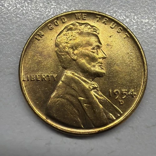 1954-D Lincoln Wheat Cent — photo from the most recent tracked eBay sale