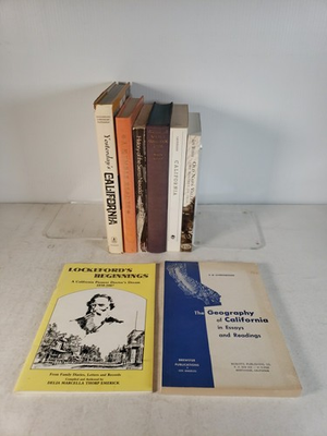#ad California Early History 8 Book Lot Napa Valley Gold Rush 1840s Geography $34.95
