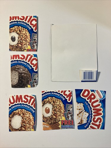 Nestle Ice Cream Lot Of Barry Bonds Sammy Sosa Mike Piazza x3 +Ad Back From Box - Picture 8 of 8