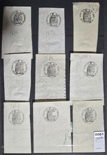 0061. 1 documents aux choix avec timbres fiscaux imperiaux 1870, cote +++2026