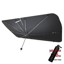 Car Windshield Sun Shade - Universal 55"x31" Front Window Sunshield with Heat