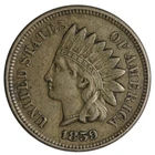 1859 Indian Head Cent Solid XF *GICiCe*