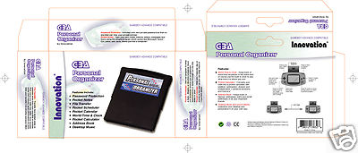 PDA Computer Nintendo GBA gameboy advance Game Music player Calculator Clock