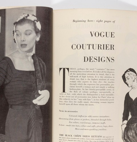 PARIS Original Models FABRIC PORTFOLIO Winter UK VOGUE PATTERN BOOK magazine VTG - Picture 2 of 12