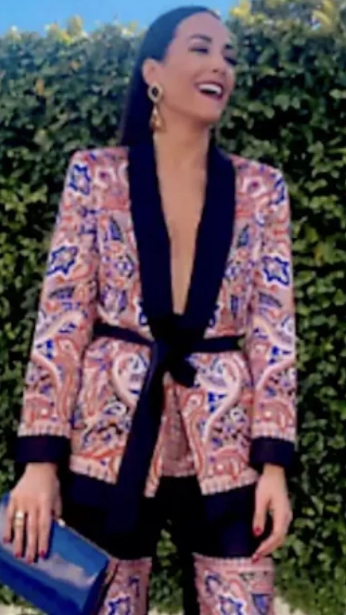 Zara Printed Blazer eBay