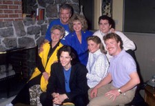 Ann B. Davis, actor Robert Reed, Florence Henderson, actor C - 1989 Old Photo 2