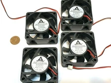 4 pieces Computer case 2Pin 6025 DC Fan 12V 6cm 60x60x25mm Motor Cooling C38