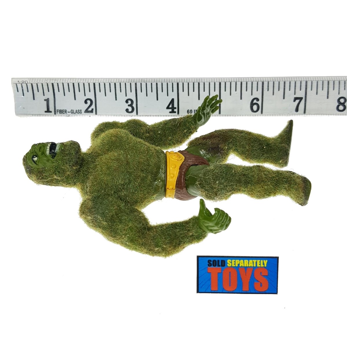 Vtg MOTU MOSS MAN original 1985 flocked Masters of the Universe