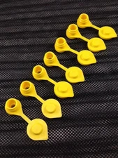 7 -Yellow Vents Replacement Cap Air Gas Can Fuel Jug Blitz Wedco Scepter Midwest
