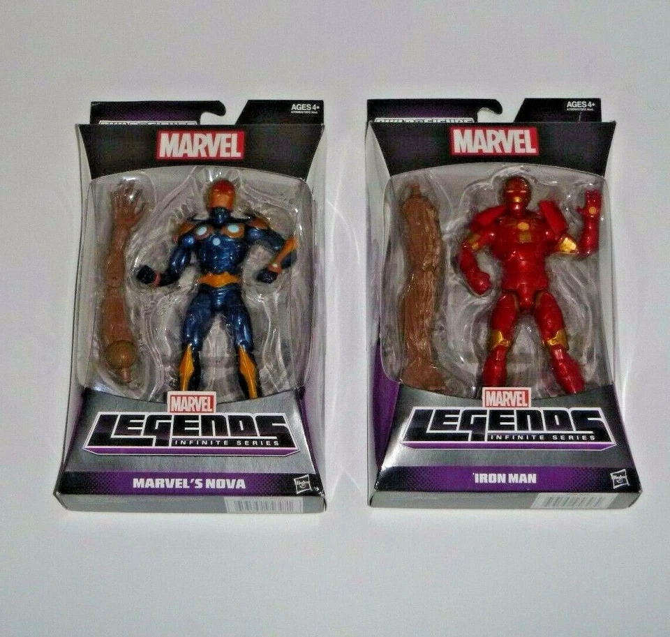 MARVEL LEGENDS CONSTRUYE UNA FIGURA GROOT SET DE 6 GAMORA DRAX NOVA STAR-LORD GROOT Foto 4 de 4