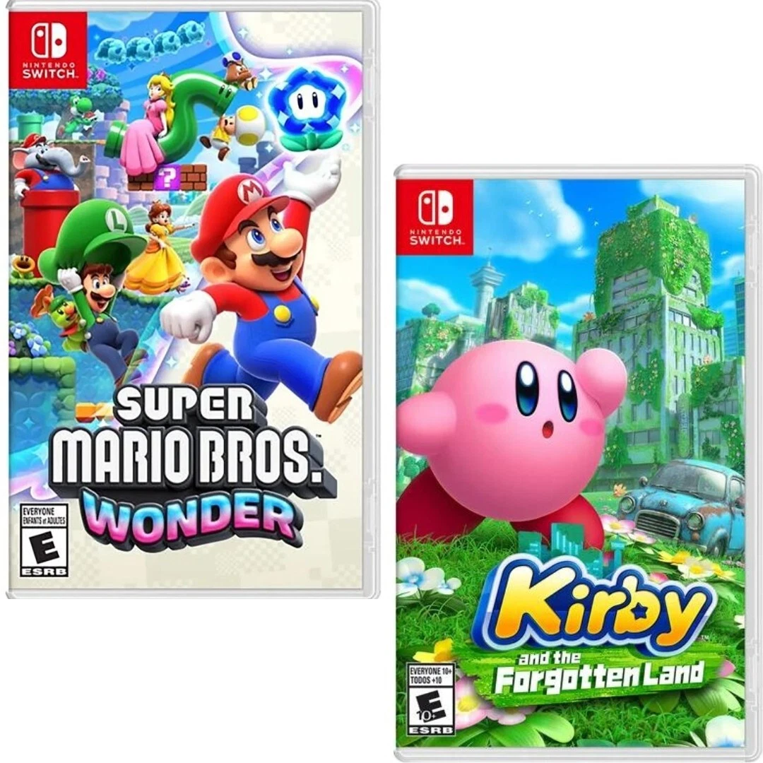 Super Mario Bros. Wonder Kirby the Forgotten Land Switch New Special Bundle