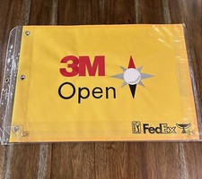 3M Open TPC Twins Cities PGA Official Merchandise Yellow Pin Flag Golf Brand New