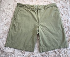 GOODFELLOW CO Mens Khaki Cargo Shorts Size 38 Zip Pocket