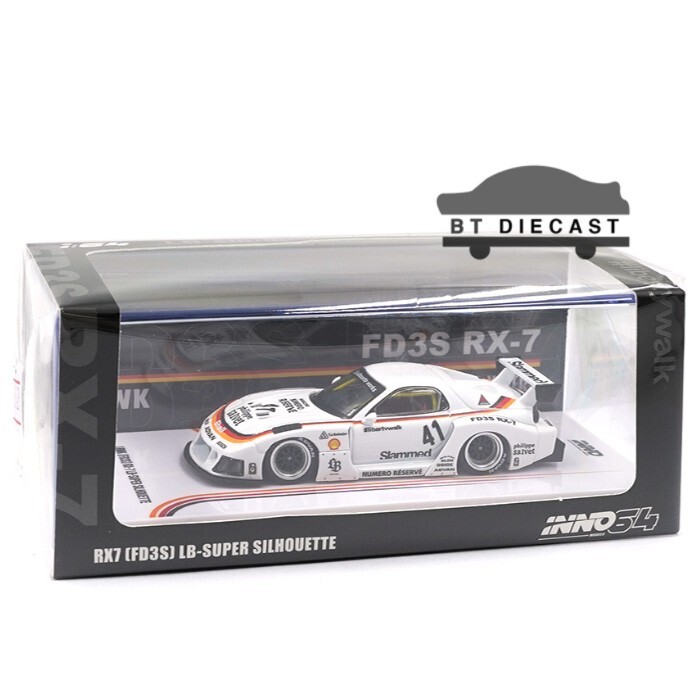 INNO 64 MAZDA RX-7 FD3S LBWK LB-SUPER SILHOUETTE #41 1/64