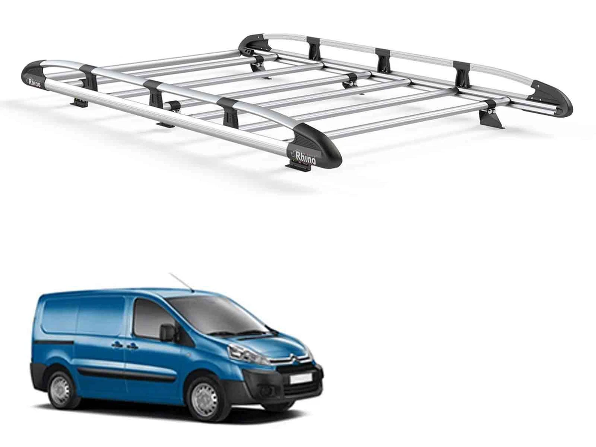 Rhino Aluminium Roof Rack Heavy Duty System for Citroen Dispatch