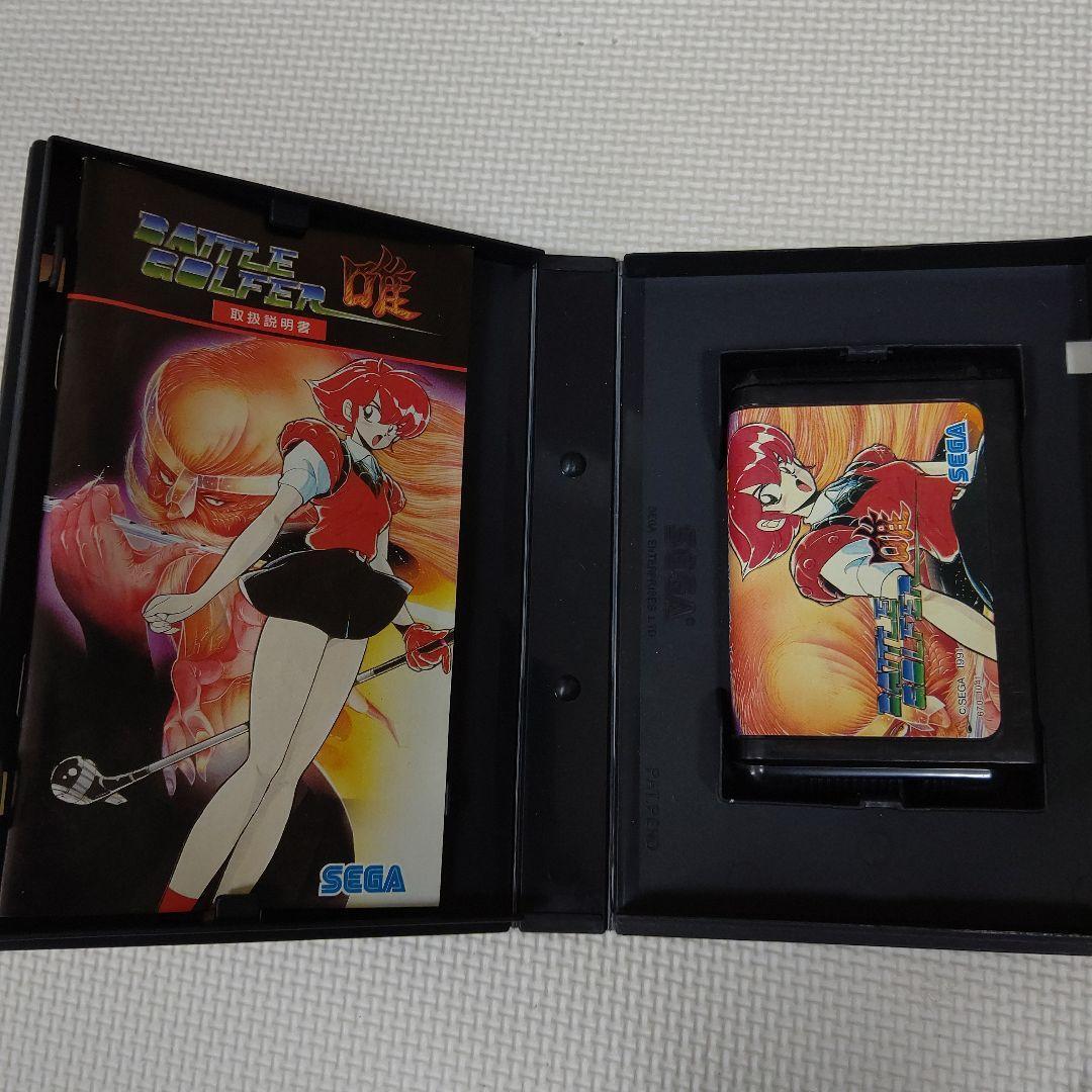 BATTLE GOLFER YUI Sega Mega Drive SMD MD Genesis Boxed Manual