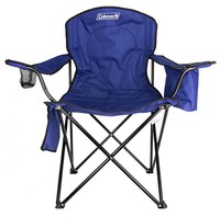 Coleman Camping - Lawn Chair W/built-in Cooler And Cup Holder, Blue | 2000020266 on sale Coleman Camping - Lawn Chair W/built-in Cooler And Cup Holder, Blue | 2000020266 on sale