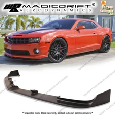 For 10 11 12 13 Chevy Camaro SS V8 Street Style Front Bumper Spoiler Chin Lip PU