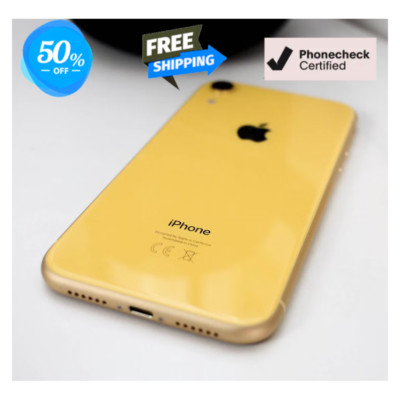 Apple iPhone XR 64GB All Colors Fully Unlocked Tmobile Verizon ATT Battery Good