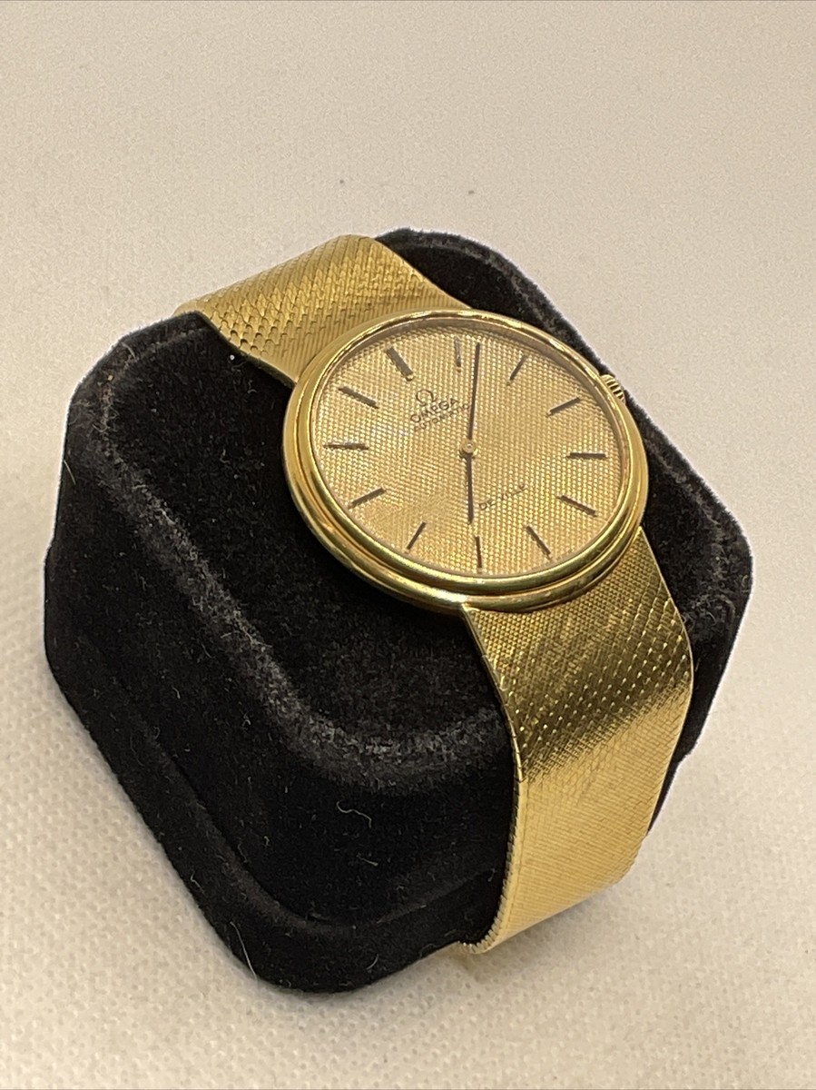OMEGA AUTOMATIC DE VILLE SWISS MADE SOLID 18K(750) YELLOW GOLD