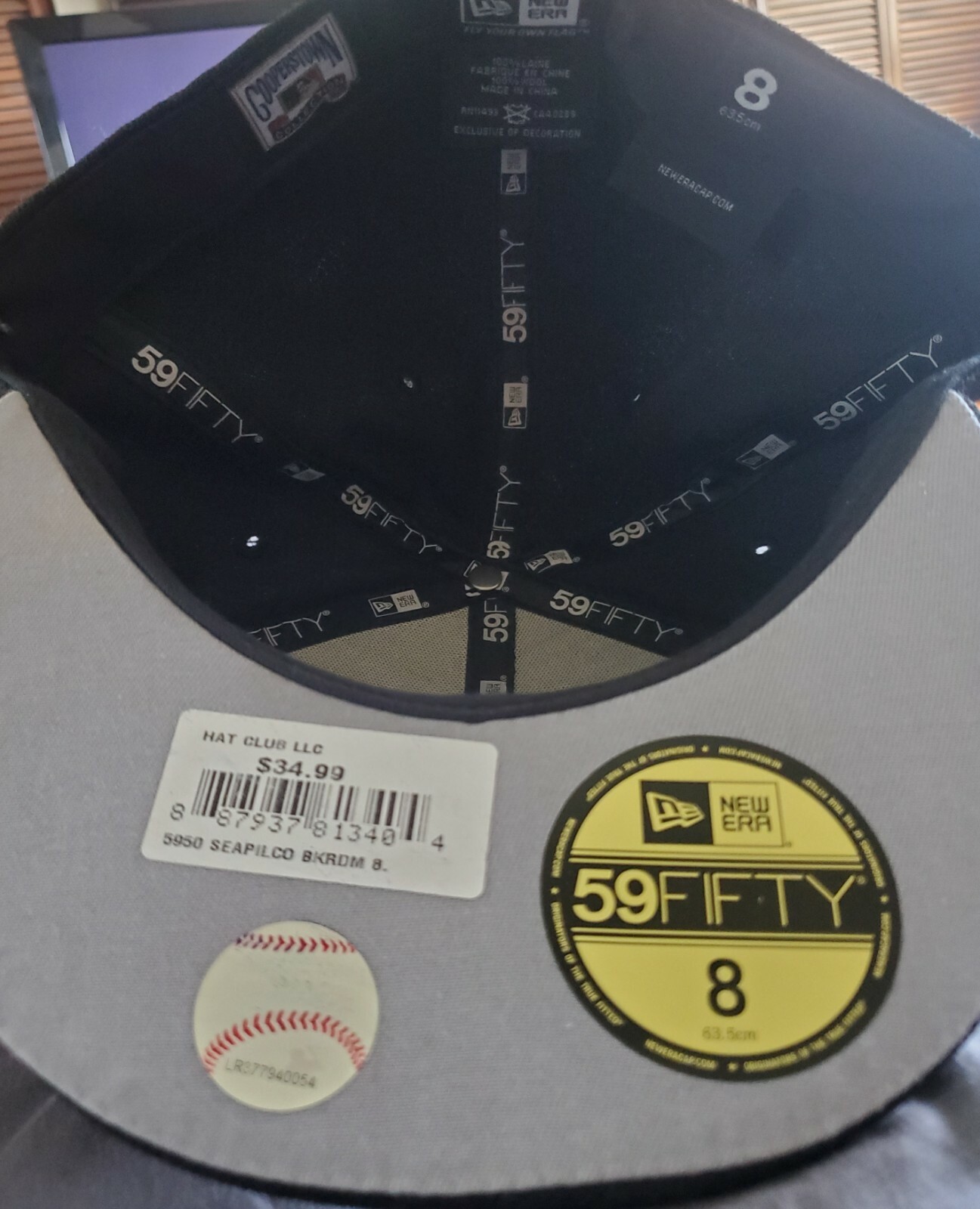 Vintage Seattle Pilots New Era 90s Fitted Hat Size 8 Mariners NWOT RARE