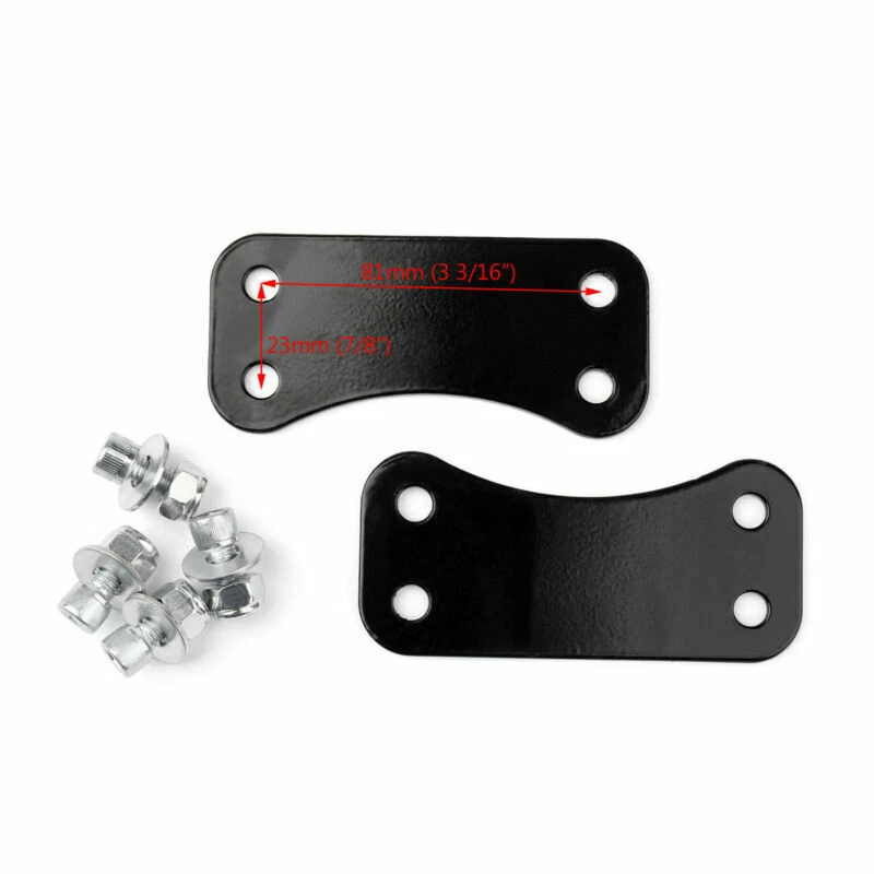 Steel Front Fender Lift Brackets Adapters For 21" Wheel Touring FLHT 14-17 #3, Foto 2 de 4