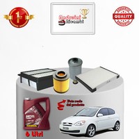 Kit Wartung Filter Und ÖL Hyundai Accent III 1.5 Crdi 81KW 110CV 2010