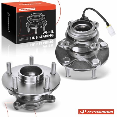 A-Premium 2x Rear Wheel Hub & Bearing Assembly with ABS for Suzuki SX4 07-13 AWD
