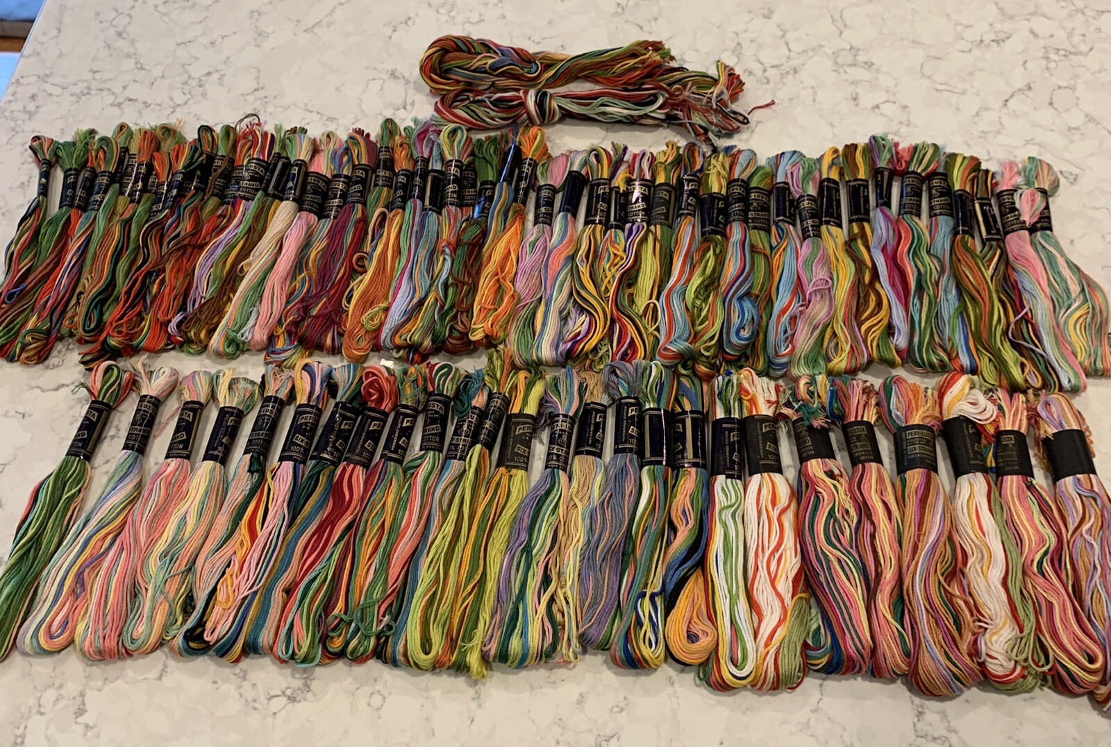 Vtg Lg Lot Paragon PeriLusta Embroidery Needlepoint Floss Variety