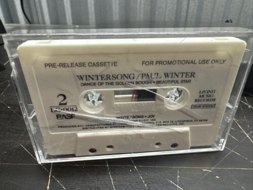 Paul Winter: Wintersong (Cassette, 1986 Living Music) PROMO PRE RELEASE - Picture 2 of 5