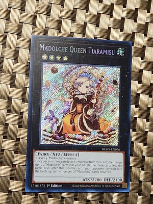 Yugioh Madolche Queen Tiaramisu BLMR-EN076 Secret Rare 1st Ed NM