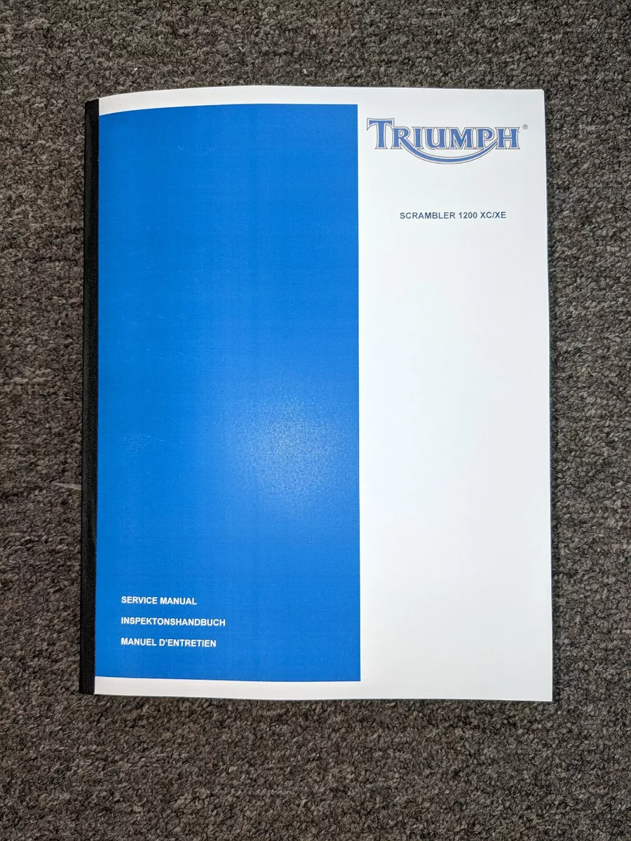 Triumph scrambler top 1200 xe manual