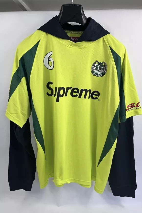 SUPREME   LOGO IMPRIMÉ FOOTBALL SWEAT À CAPUCHE TAILLE : L