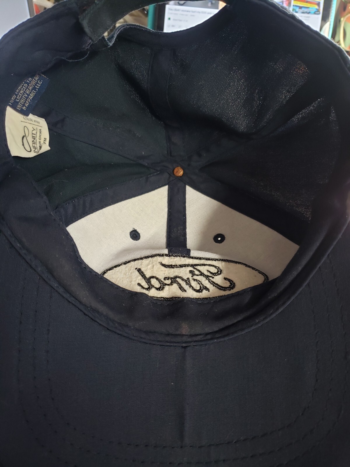 Ford Motor Co Patch Script Baseball Cap Blue Embr… - image 7