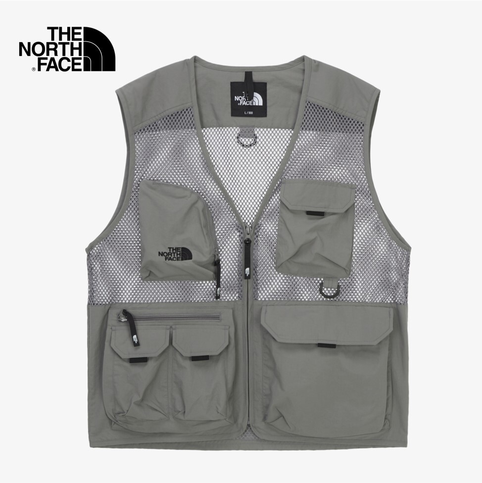 The North Face Korea M'S VESTI VEST GRAY NV5VR02 ASIAN FIT | eBay