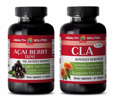 Immune Support Acai Berry Cla Combo Acai Powder Bulk 742025051963 Ebay