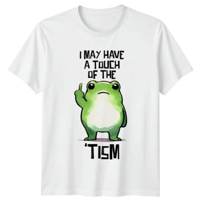 T-Shirt unhöflicher Frosch Mittelfinger lustige Grafik Tier Wortspiel Erwachsene