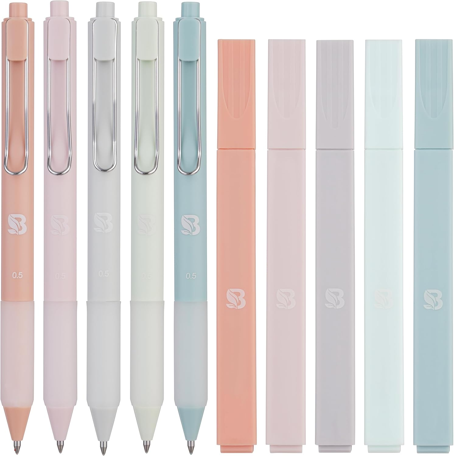 - Aesthetic Highlighters and Gel Pens With Soft Ink And Tip, Bible Highlighters-image