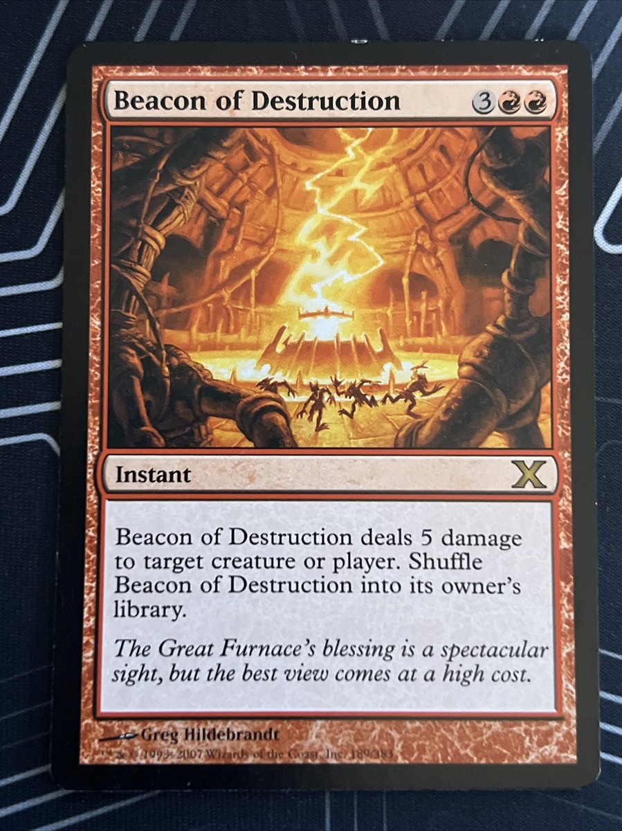 1x Beacon of Destruction (189) Tenth 10th Edition MP MTG Magic the Gathering x1 1x Beacon of Destruction (189) Tenth 10th Edition MP MTG Magic the Gathering x1